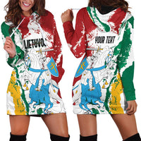 Lithuania Personalized Hoodie Dress Lietuvos Artsy Vytis