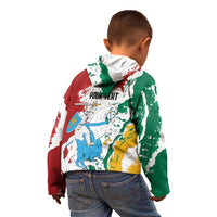 Lithuania Personalized Kid Hoodie Lietuvos Artsy Vytis