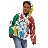 Lithuania Personalized Kid Hoodie Lietuvos Artsy Vytis