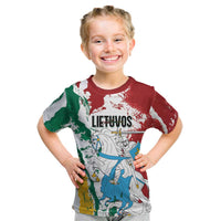 Lithuania Personalized Kid T Shirt Lietuvos Artsy Vytis