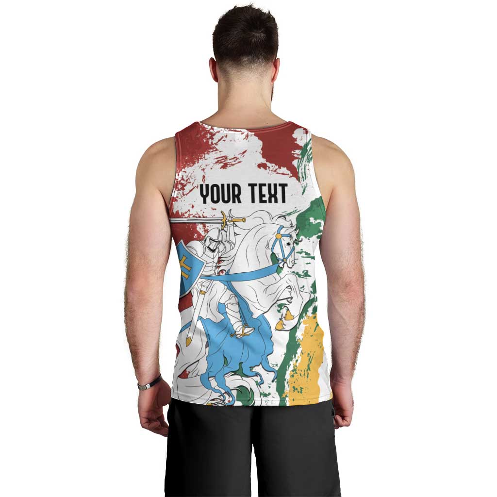 Lithuania Personalized Men Tank Top Lietuvos Artsy Vytis