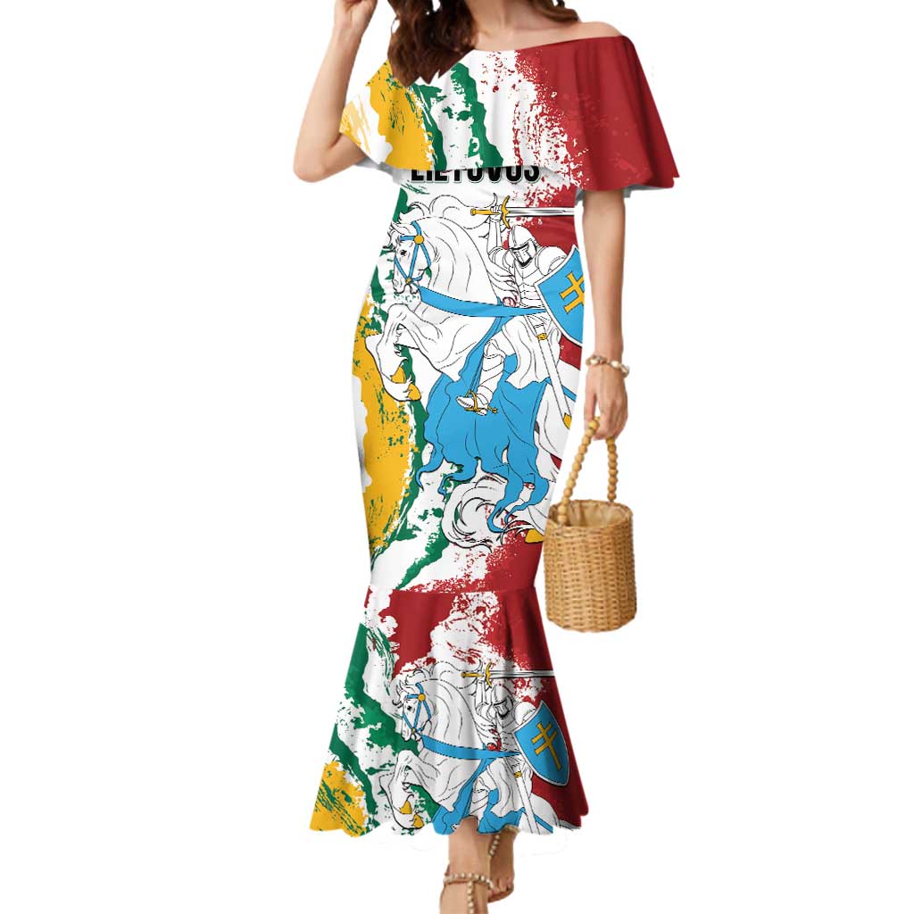 Lithuania Personalized Mermaid Dress Lietuvos Artsy Vytis