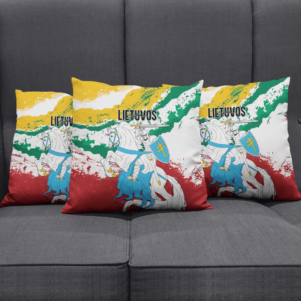 Lithuania Pillow Cover Lietuvos Artsy Vytis