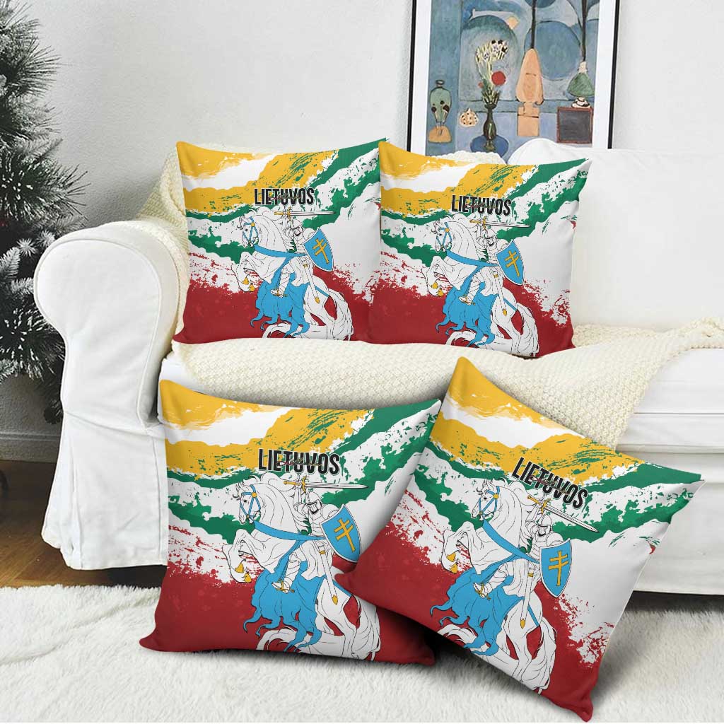 Lithuania Pillow Cover Lietuvos Artsy Vytis