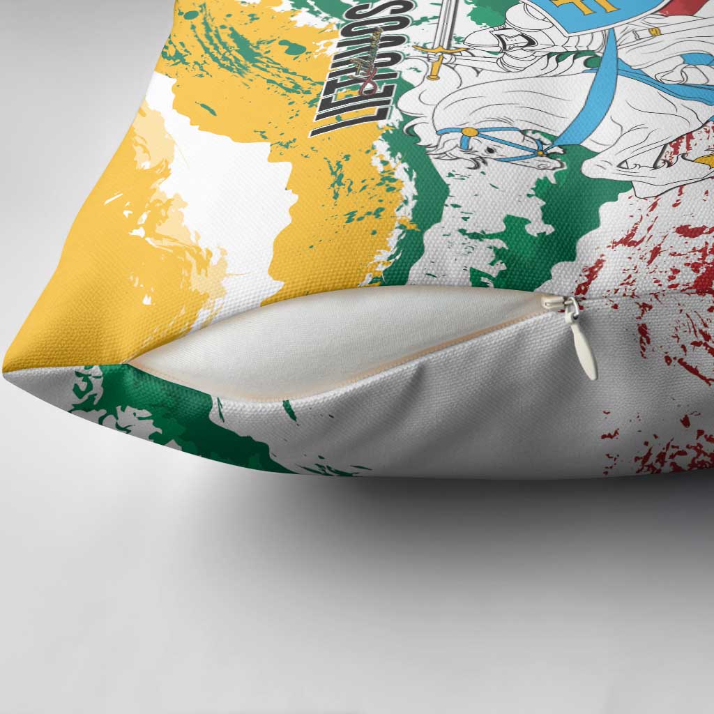 Lithuania Pillow Cover Lietuvos Artsy Vytis