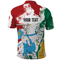 Lithuania Personalized Polo Shirt Lietuvos Artsy Vytis