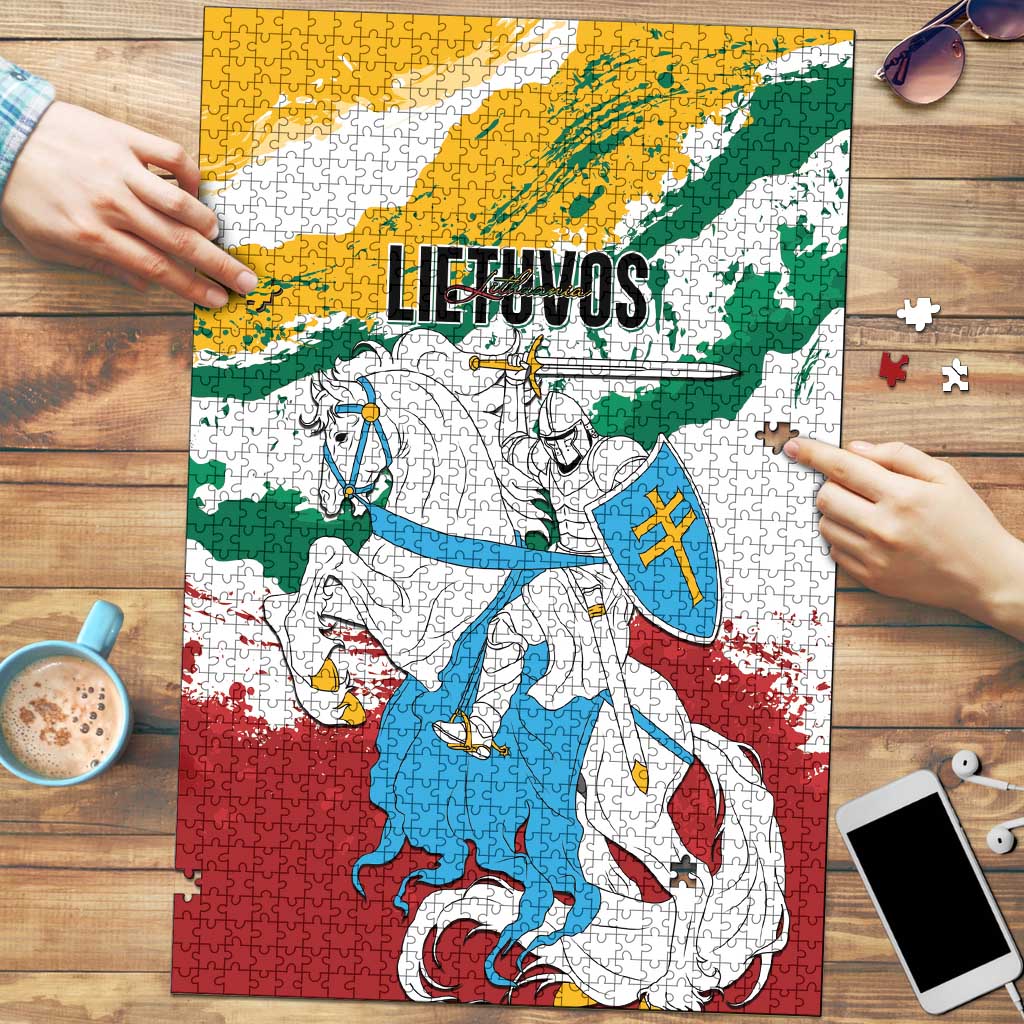 Lithuania Puzzle Lietuvos Artsy Vytis