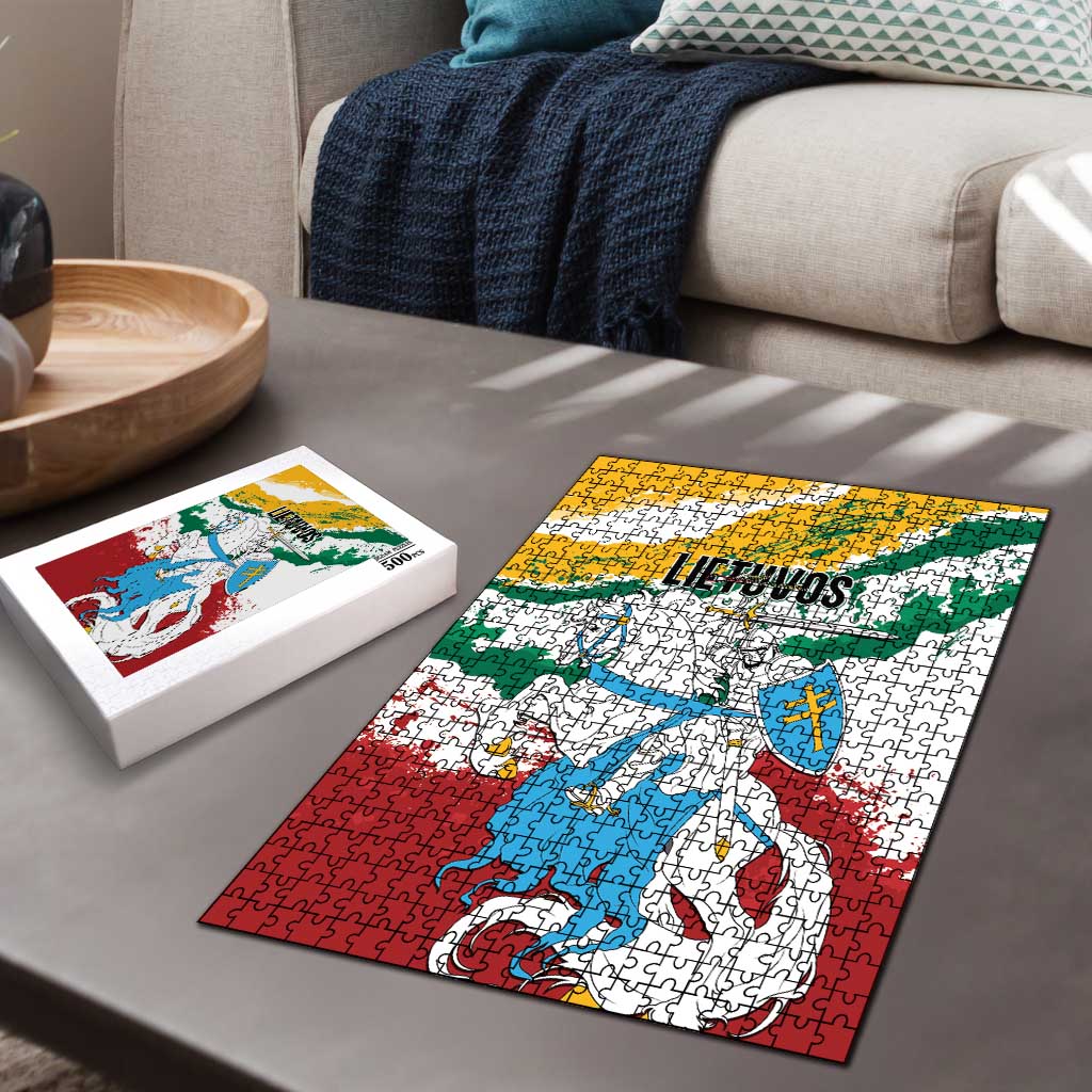 Lithuania Puzzle Lietuvos Artsy Vytis