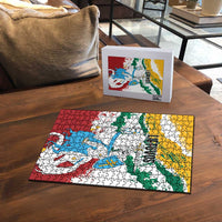 Lithuania Puzzle Lietuvos Artsy Vytis