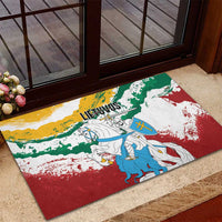 Lithuania Rubber Doormat Lietuvos Artsy Vytis