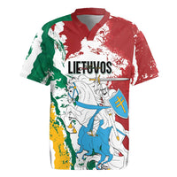 Lithuania Personalized Rugby Jersey Lietuvos Artsy Vytis