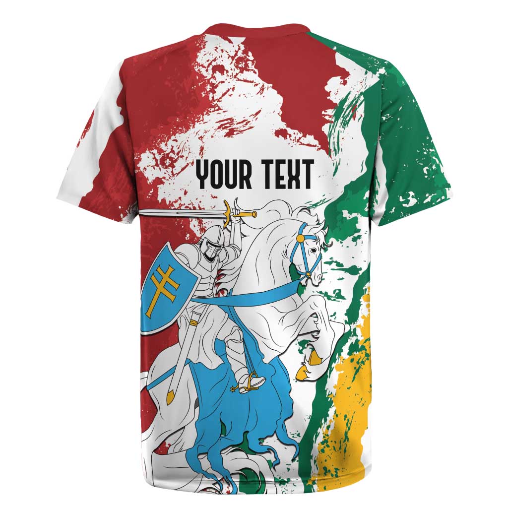 Lithuania Personalized Rugby Jersey Lietuvos Artsy Vytis