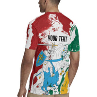 Lithuania Personalized Rugby Jersey Lietuvos Artsy Vytis