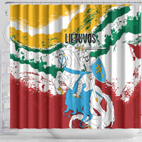Lithuania Shower Curtain Lietuvos Artsy Vytis