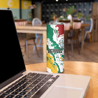 Lithuania Personalized Skinny Tumbler Lietuvos Artsy Vytis