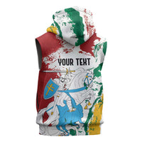 Lithuania Personalized Sleeveless Hoodie Lietuvos Artsy Vytis