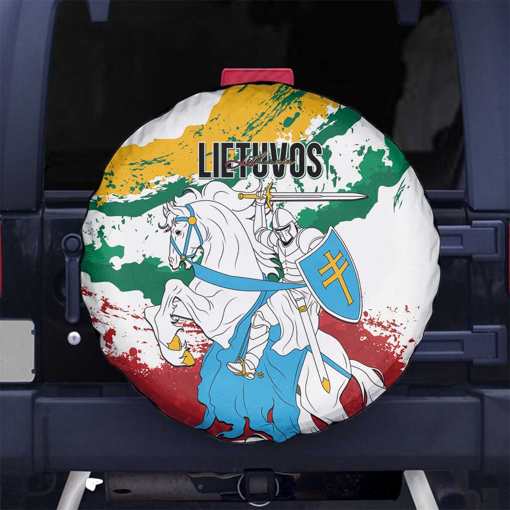 Lithuania Spare Tire Cover Lietuvos Artsy Vytis
