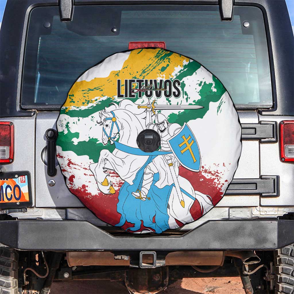 Lithuania Spare Tire Cover Lietuvos Artsy Vytis