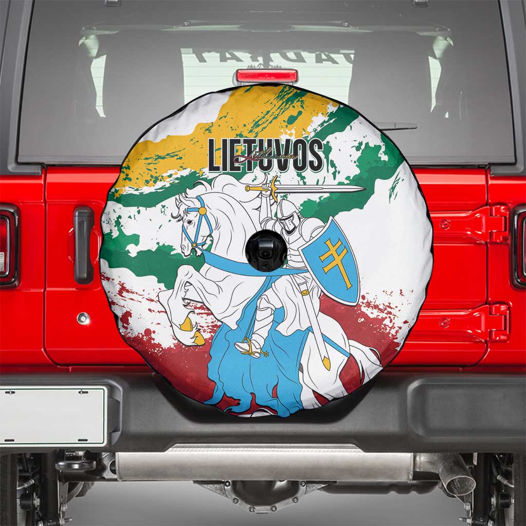 Lithuania Spare Tire Cover Lietuvos Artsy Vytis