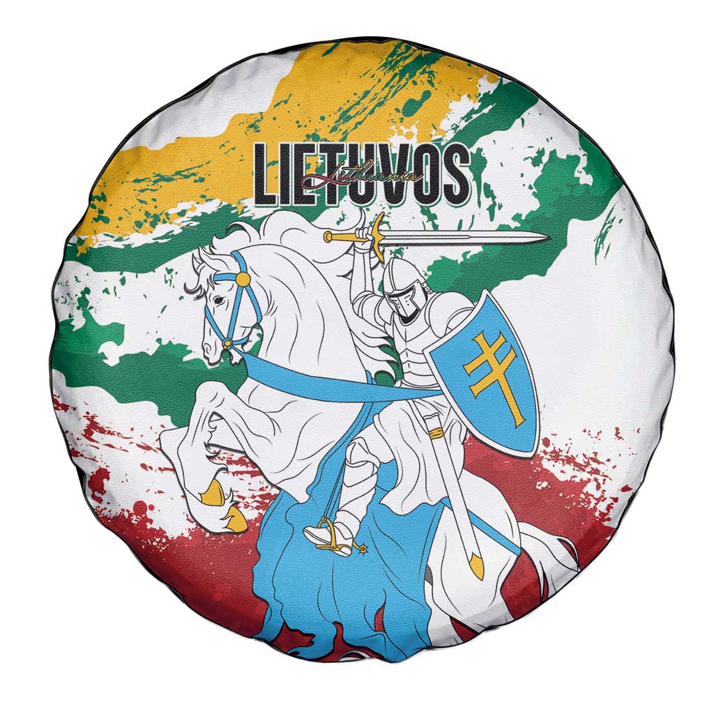 Lithuania Spare Tire Cover Lietuvos Artsy Vytis