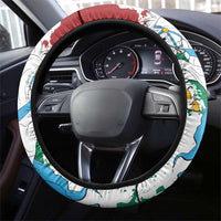 Lithuania Steering Wheel Cover Lietuvos Artsy Vytis
