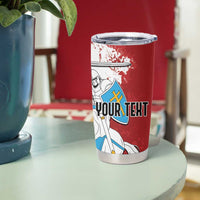 Lithuania Personalized Tumbler Cup Lietuvos Artsy Vytis