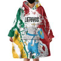 Lithuania Personalized Wearable Blanket Hoodie Lietuvos Artsy Vytis