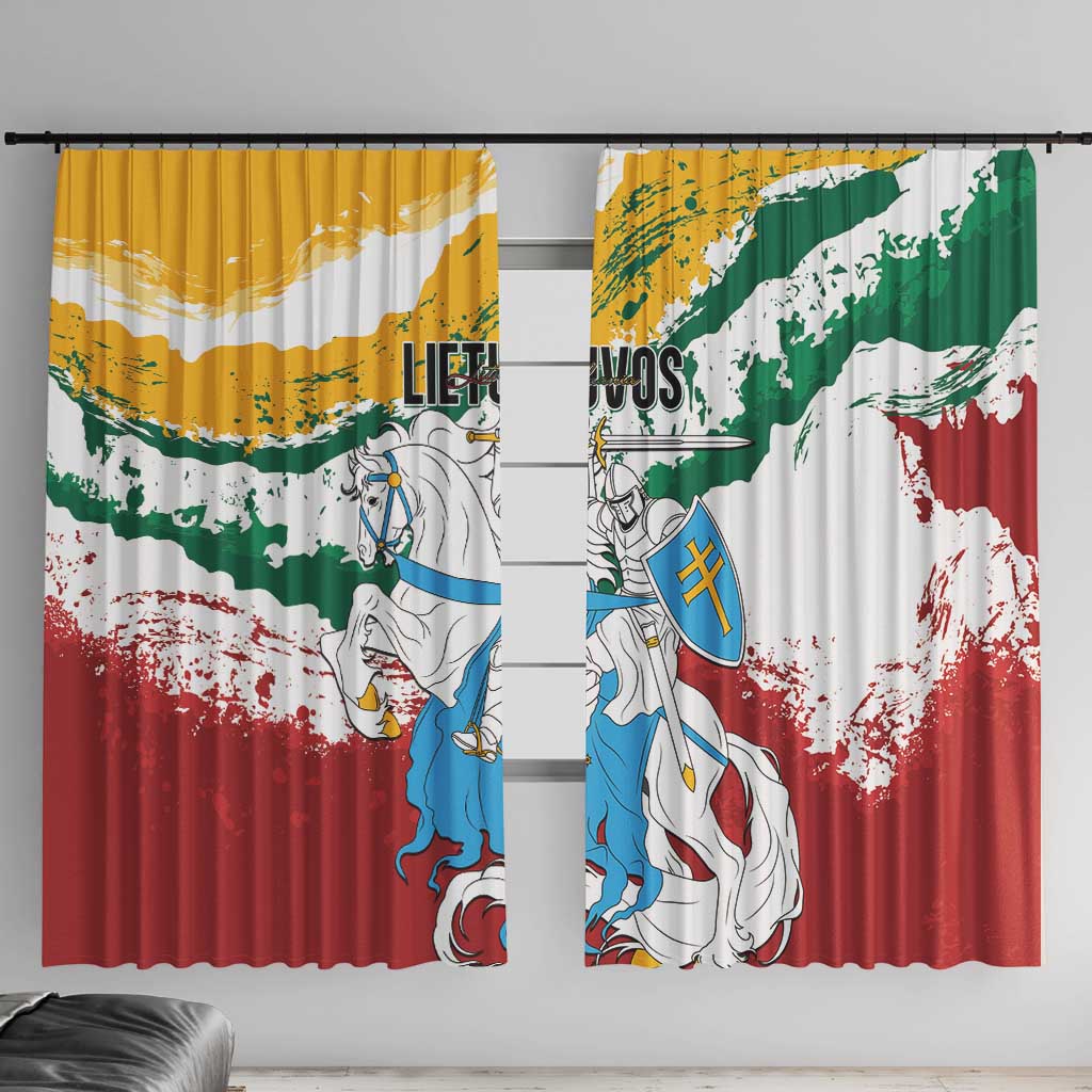 Lithuania Window Curtain Lietuvos Artsy Vytis