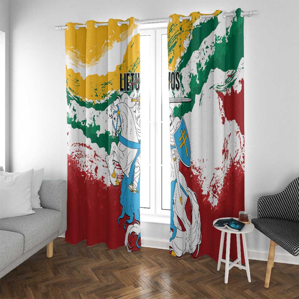 Lithuania Window Curtain Lietuvos Artsy Vytis