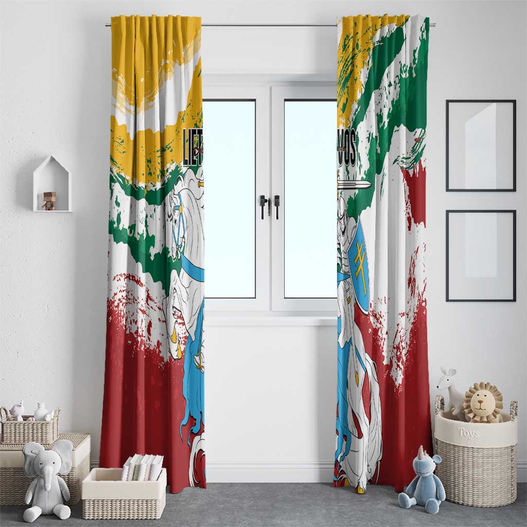 Lithuania Window Curtain Lietuvos Artsy Vytis