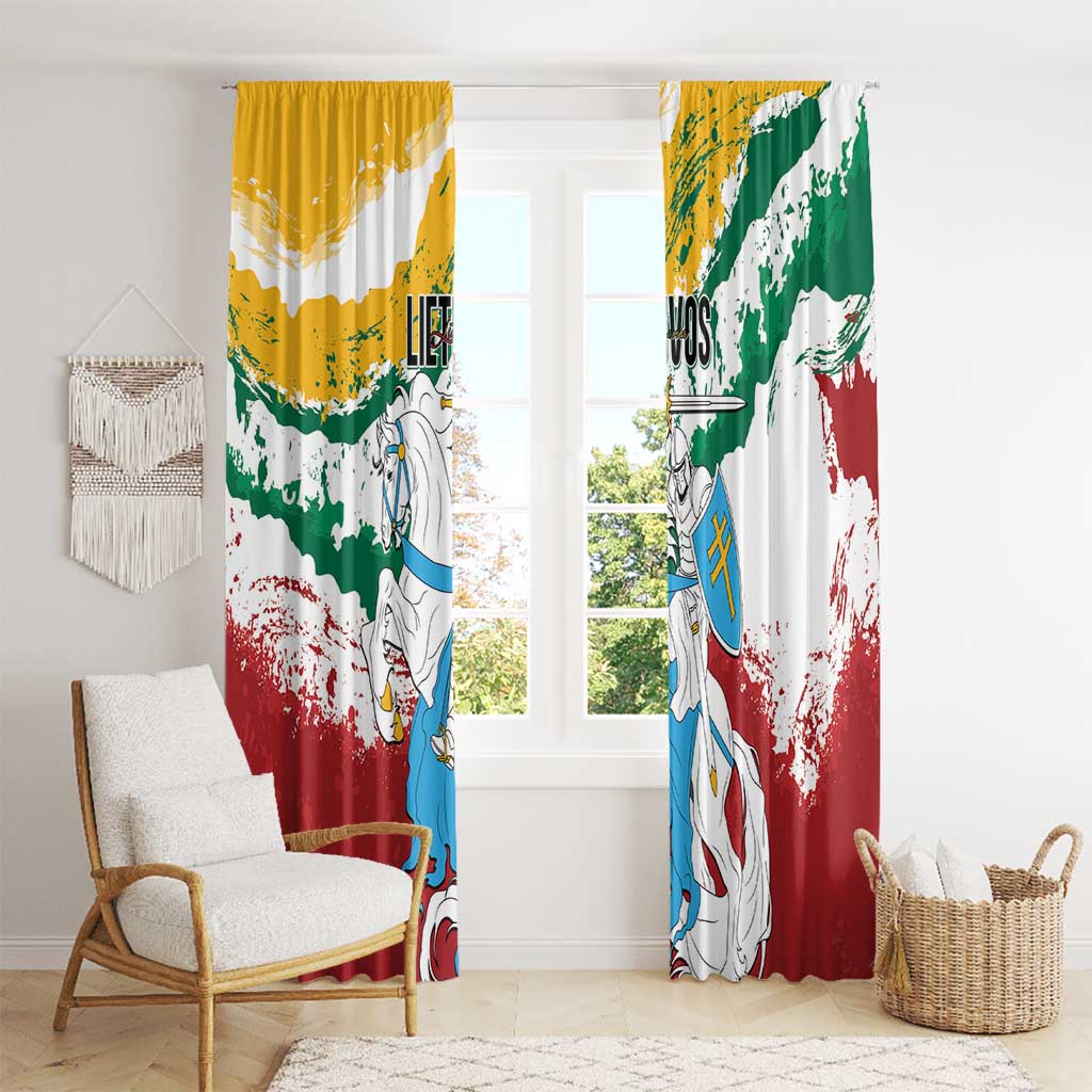 Lithuania Window Curtain Lietuvos Artsy Vytis