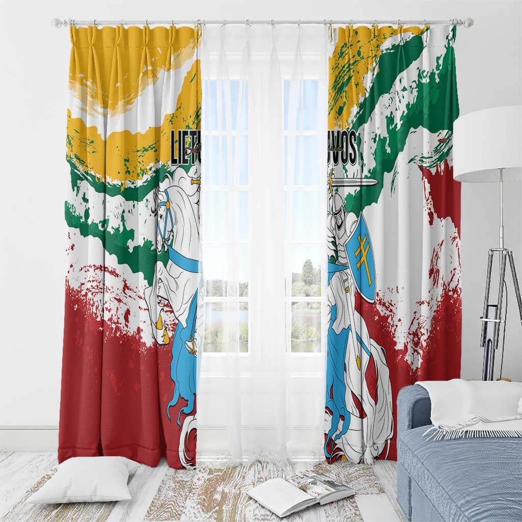Lithuania Window Curtain Lietuvos Artsy Vytis