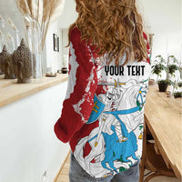 Lithuania Personalized Women Casual Shirt Lietuvos Artsy Vytis