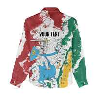 Lithuania Personalized Women Casual Shirt Lietuvos Artsy Vytis
