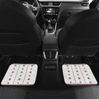 Ukraine Vyshyvanka Inspired Patterns Car Mats White