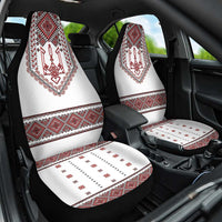 Ukraine Vyshyvanka Inspired Patterns Car Seat Cover White