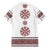 Ukraine Vyshyvanka Inspired Patterns Family Matching Long Sleeve Bodycon Dress and Hawaiian Shirt White