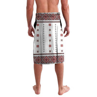 Ukraine Vyshyvanka Inspired Patterns Lavalava White