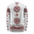 Ukraine Vyshyvanka Inspired Patterns Long Sleeve Shirt White