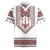 Ukraine Vyshyvanka Inspired Patterns Rugby Jersey White