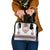 Ukraine Vyshyvanka Inspired Patterns Shoulder Handbag White