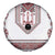 Ukraine Vyshyvanka Inspired Patterns Spare Tire Cover White