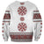 Ukraine Vyshyvanka Inspired Patterns Sweatshirt White