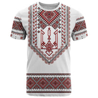 Ukraine Vyshyvanka Inspired Patterns T Shirt White