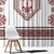 Ukraine Vyshyvanka Inspired Patterns Window Curtain White