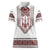 Ukraine Vyshyvanka Inspired Patterns Women Polo Shirt White