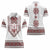 Ukraine Vyshyvanka Inspired Patterns Women Polo Shirt White
