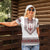Ukraine Vyshyvanka Inspired Patterns Women Polo Shirt White