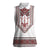 Ukraine Vyshyvanka Inspired Patterns Women Sleeveless Polo Shirt White