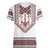 Ukraine Vyshyvanka Inspired Patterns Women V-Neck T-Shirt White